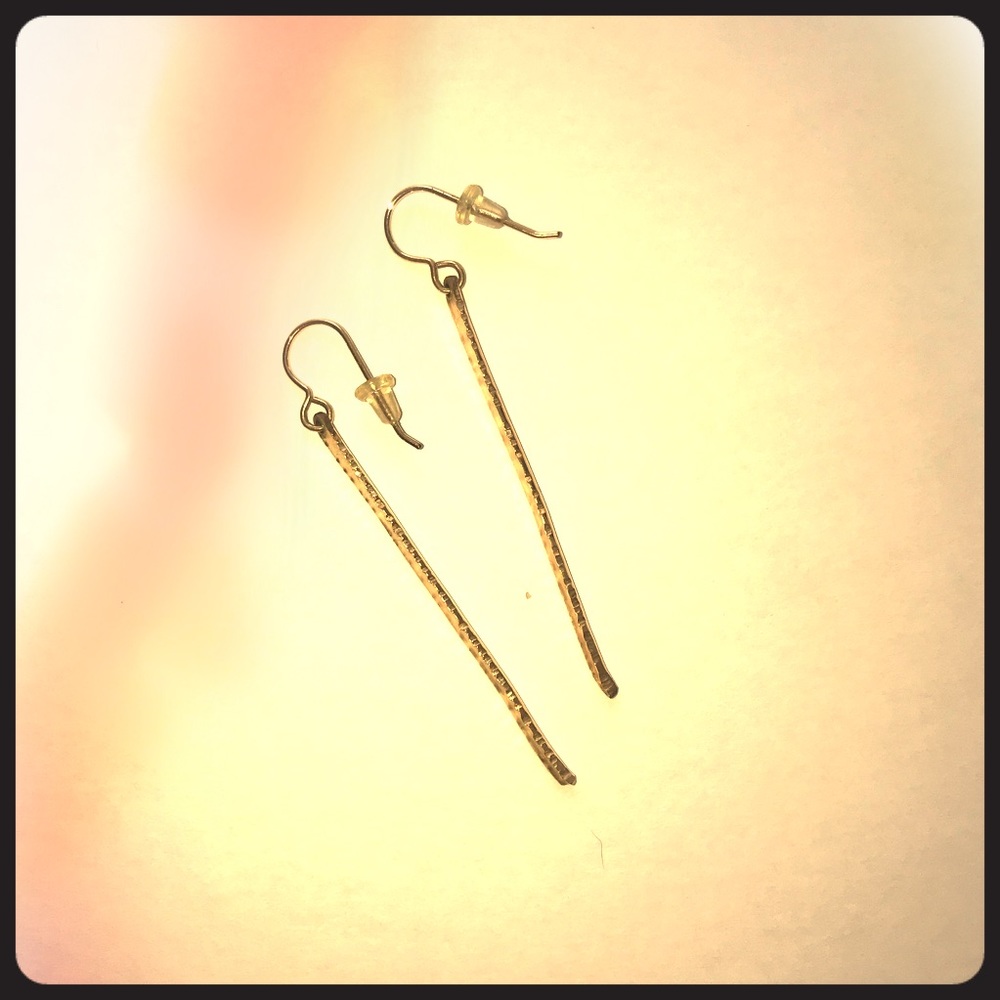 Silver earrings gold plated